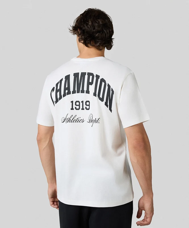 Champion Street Varsity Ss Tee Beyaz / L