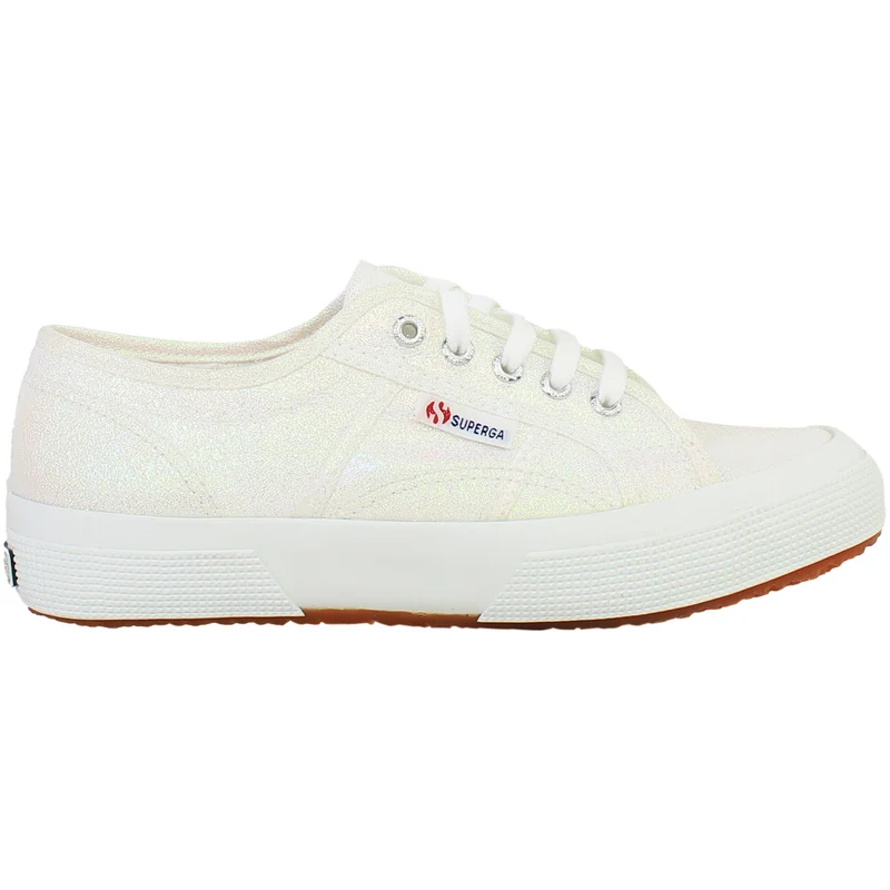 Superga Lamej Kids Off White Plimsolls 6k