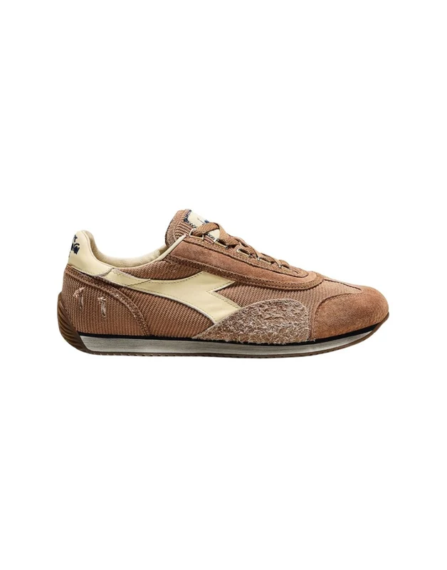 Diadora Heritage Brown Leopard Equipe Corduroy Sw Suede Low-Top Sneakers EU 38.5