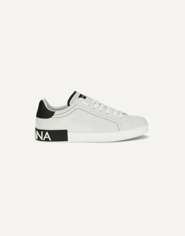 Dolce & Gabbana Portofino Leather Sneakers EU 46