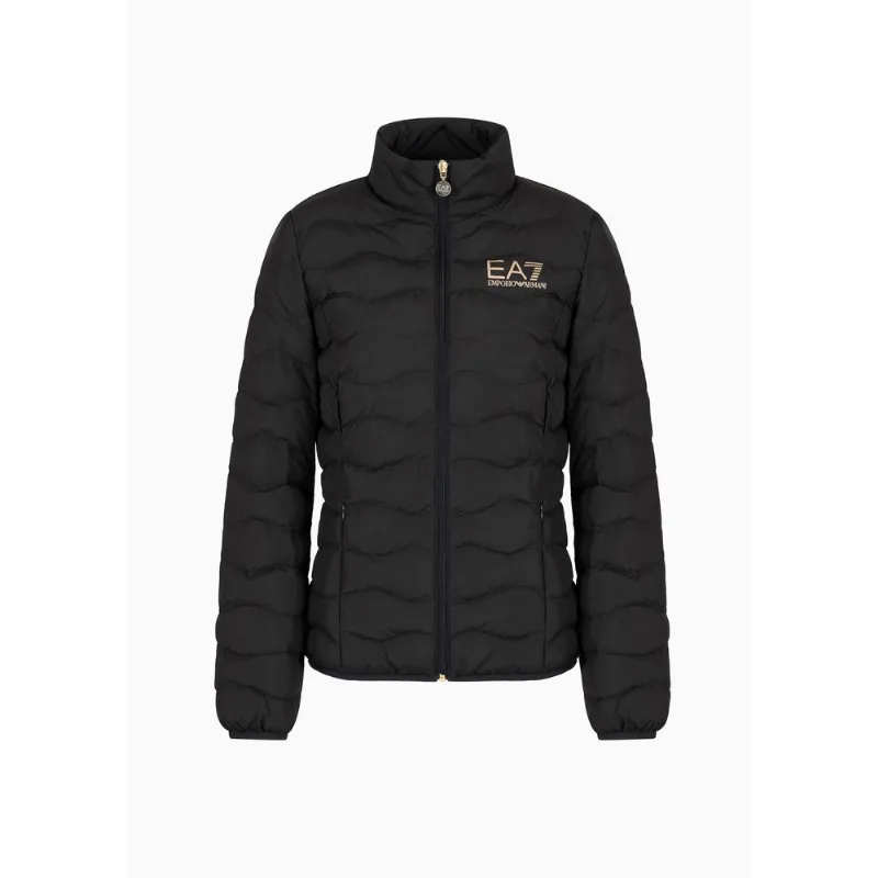 Jaqueta com Logo Preto / Dourado - XL