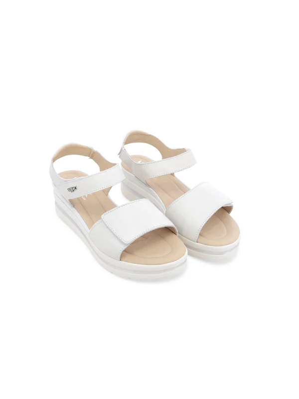 MELLUSO Sandalo Con Zeppa Donna - 019185Q Bianco 40