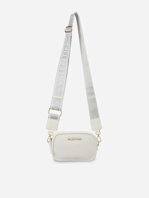 Valentino Miramar Crossbody Bag in White (20cm) White / One size