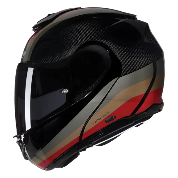 NOLAN X 1005 CAPACETE DE MOTO ULTRA CARBONO PINTURA ESPECIAL 347 MODULAR XS / Carbonio / Pietra / Ocra / Rosso