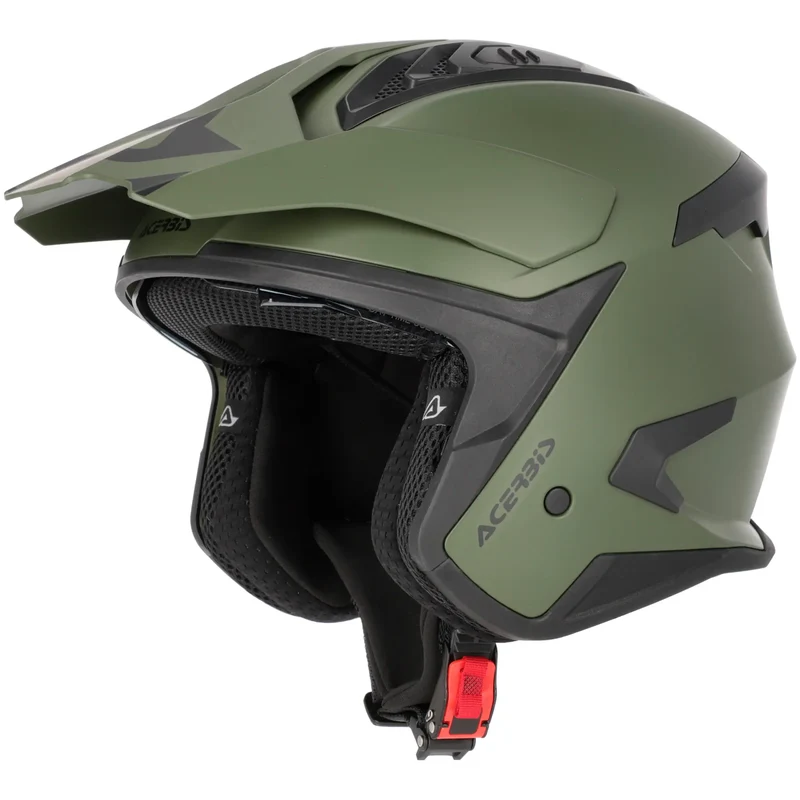 Casco Acerbis Jet Aria Evo Solid - Verde Mate XL