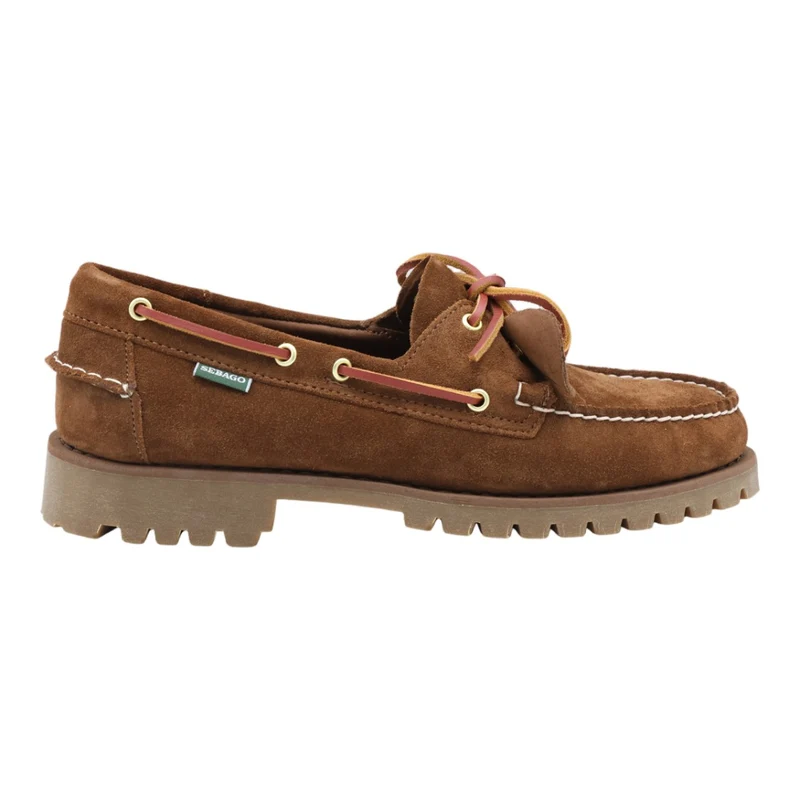 Sebago Moccasin-Style Suede Rugged Sole Flats US 10