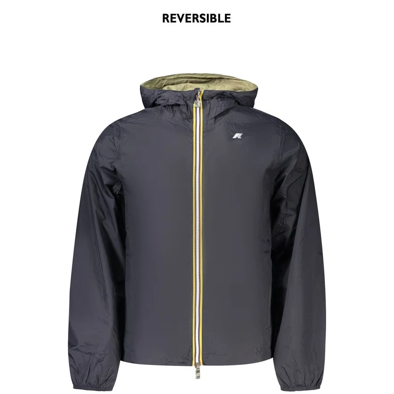 K-WAY Blue Nylon Shell Jacket S