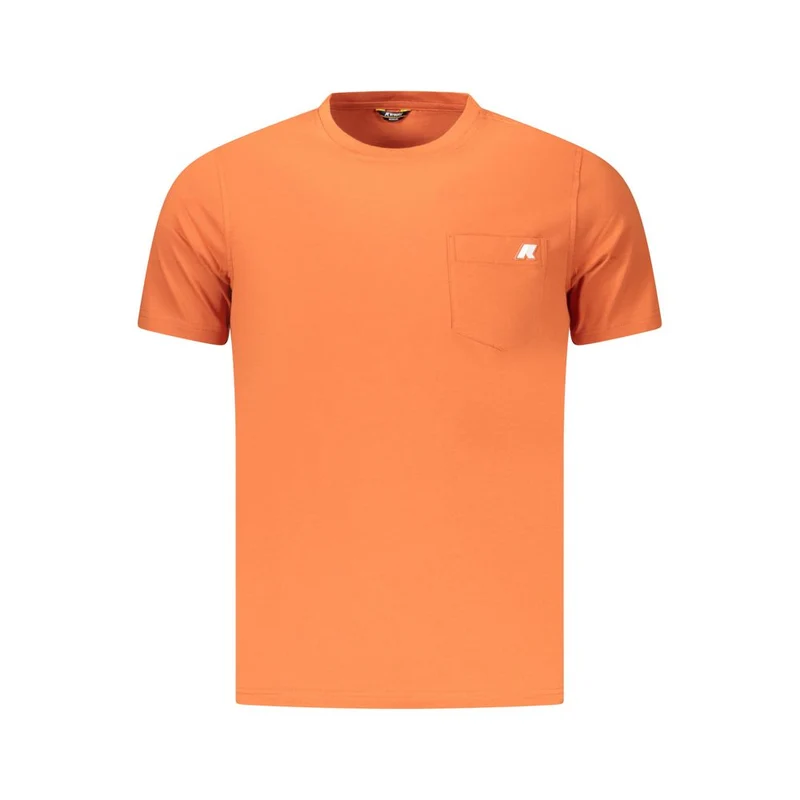 K-WAY Orange Cotton Men's T-Shirt XL