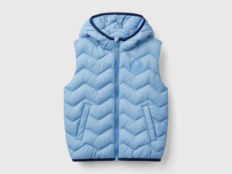 Gilet imbottito con cappuccio XS
