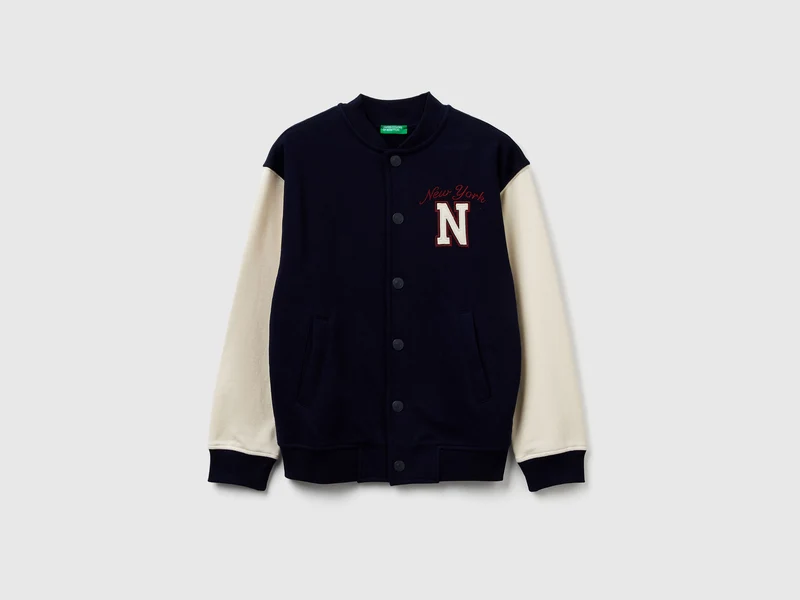 Bomber over fit con ricamo KL