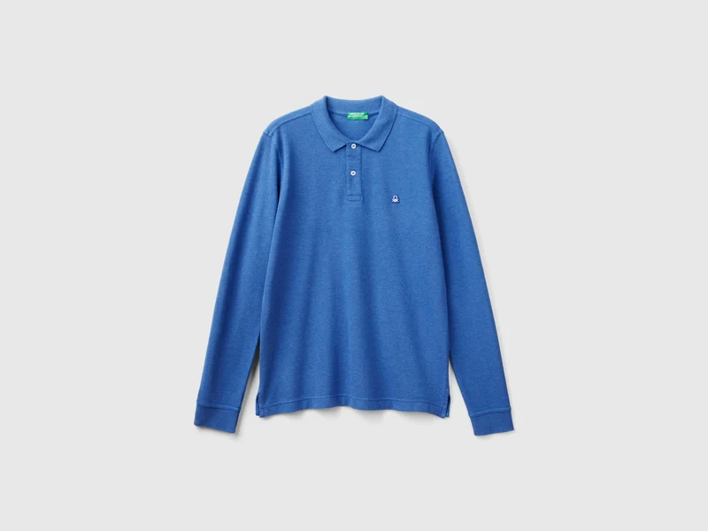 Polo mélange in cotone bio KL
