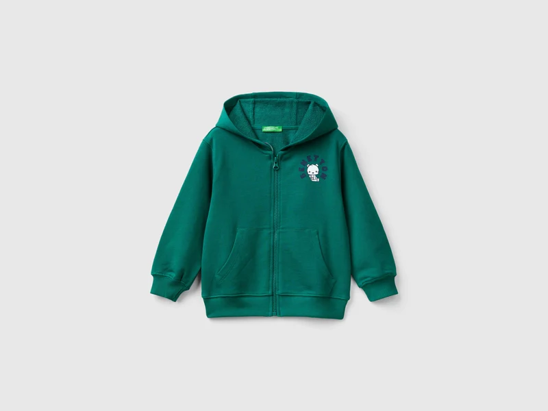 Felpa con logo e cappuccio XS