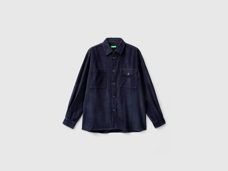 Camicia in velluto a costine XS