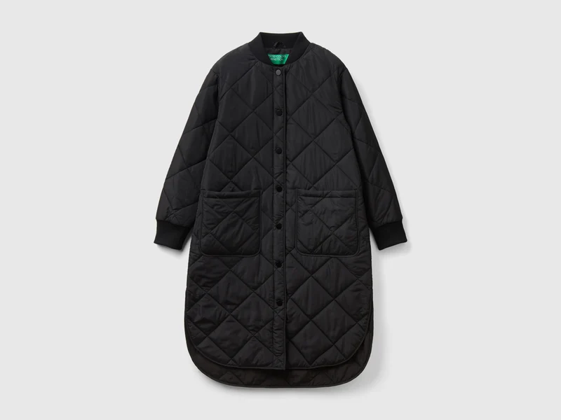 Piumino lungo con imbottitura leggera XL