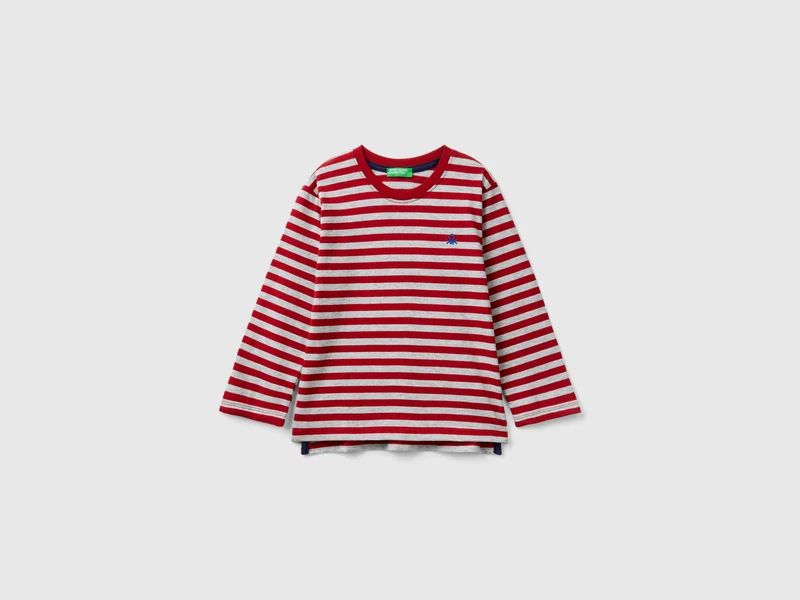 T-shirt a righe 100% cotone YS