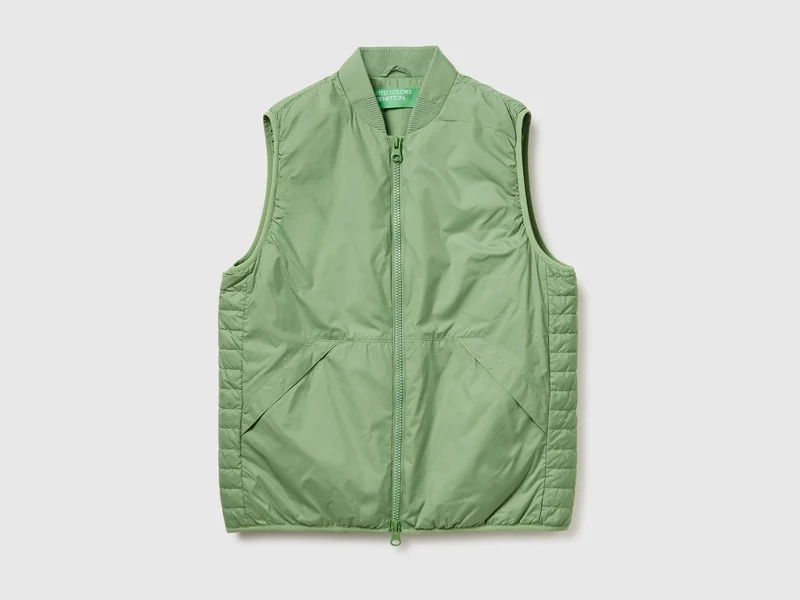Gilet in nylon con imbottitura riciclata S