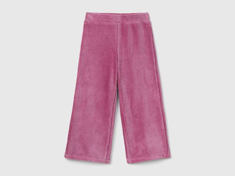 Pantaloni ampi in ciniglia 90