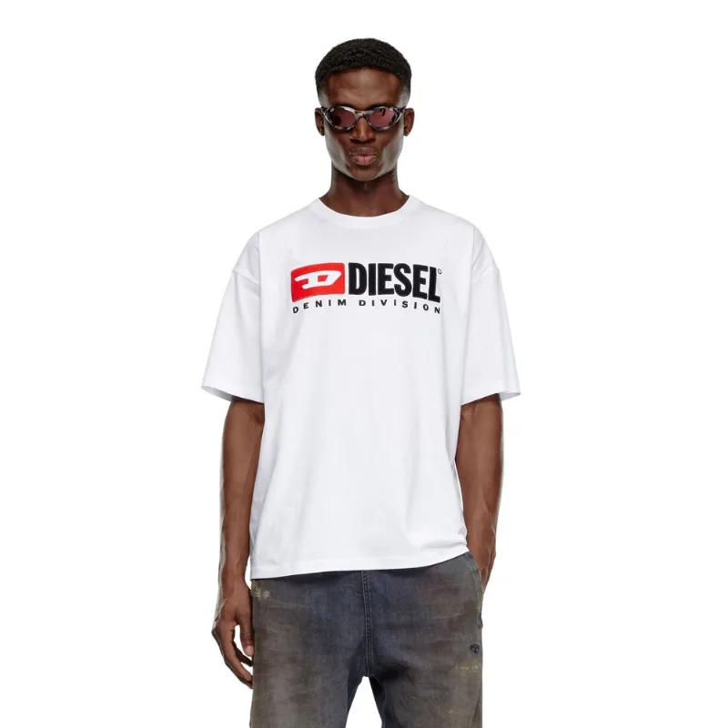 Camiseta Diesel T-Boxt Div Maglietta Branco- G
