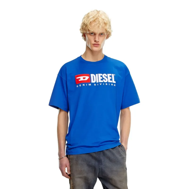 Camiseta Diesel T-Boxt Div Maglietta Azul- 3XG