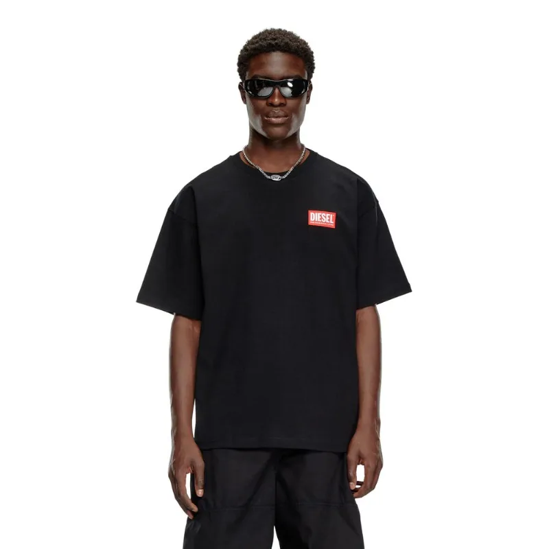 Camiseta Diesel T-Boxt Lab Maglietta Preto- GG