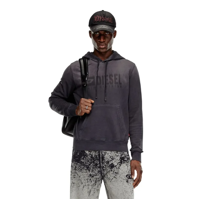Moletom Diesel S-Ginn Hood-K44 Felpa Preto- P