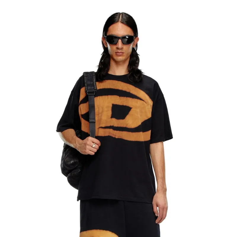 Camiseta Diesel T-Boxt-Bleach Maglietta Preto - GG