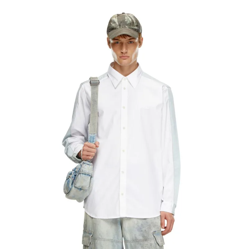 Camisa Diesel S-Simply DNM Camicia Branca- GG