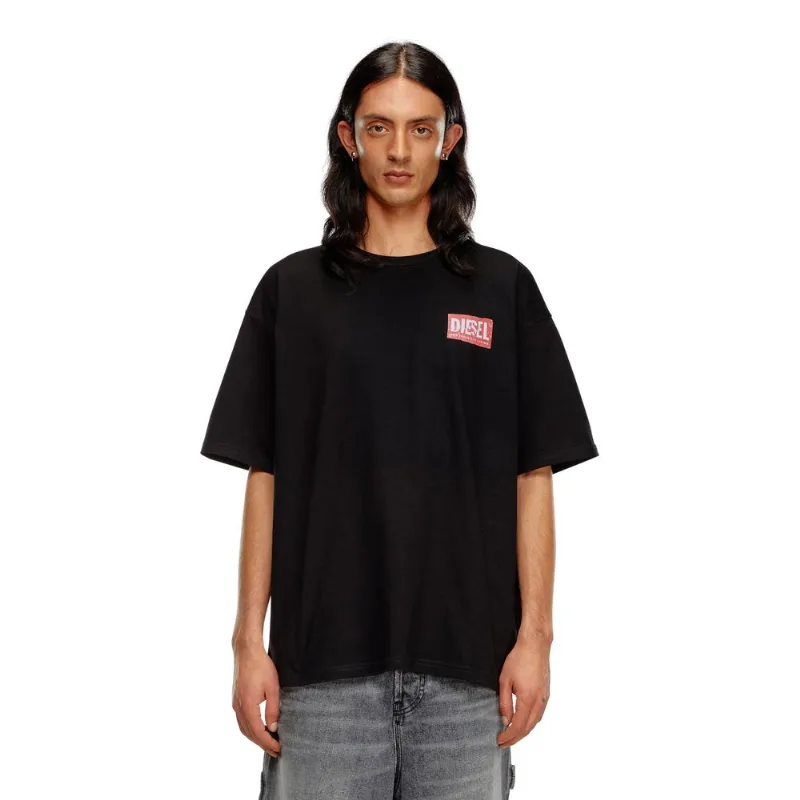 Camiseta Diesel T-Boxt Q15 Maglietta Preto- G