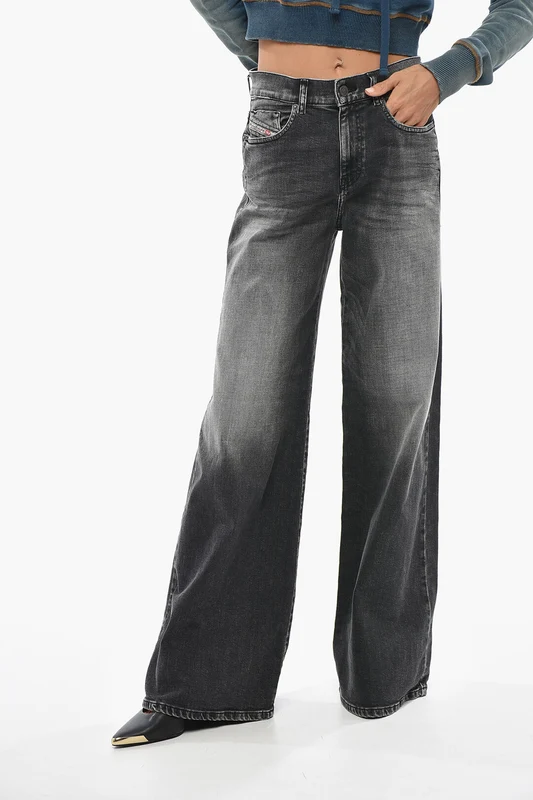 0470~1978 Wide-Leg Jeans D-AKEMI Dark Wash 32cm L32 30