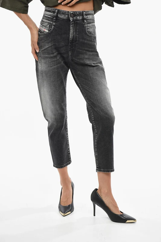 0470~Tapered Jeans D-FAYZA Dark Wash 14cm L32 27