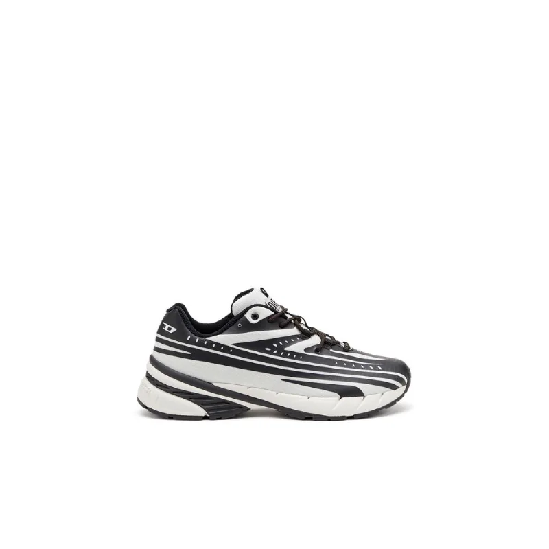 Tênis Diesel D-Airspeed Low Sneakers Preto | Branco - 38