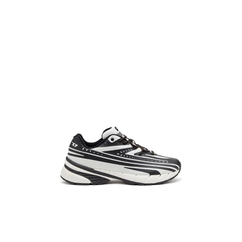 Tênis Diesel D-Airspeed Low Sneakers Preto | Branco - 41