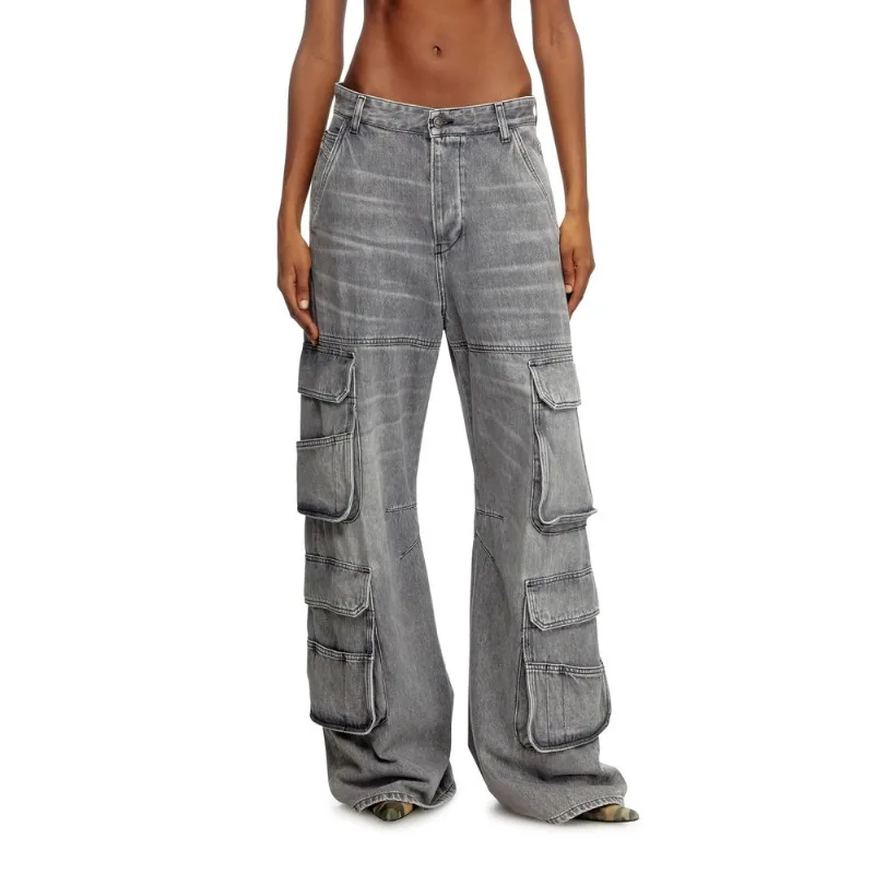 Calça Diesel D-Sire Cargo D L.32 Denim- 35