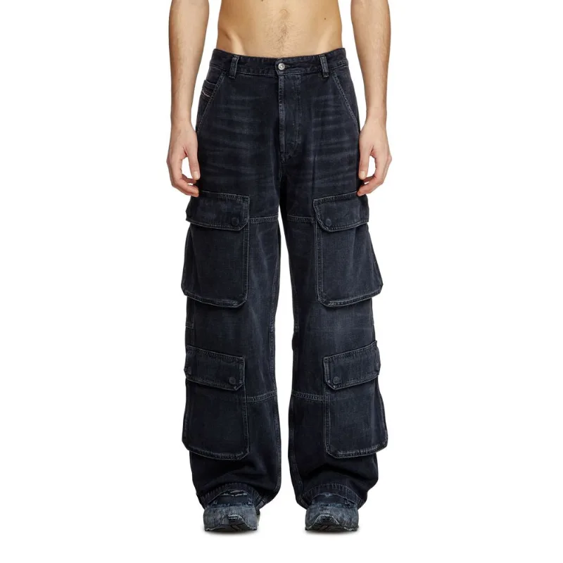 Calça Diesel D-Touch Cargo L.32 Trousers Preto- 42