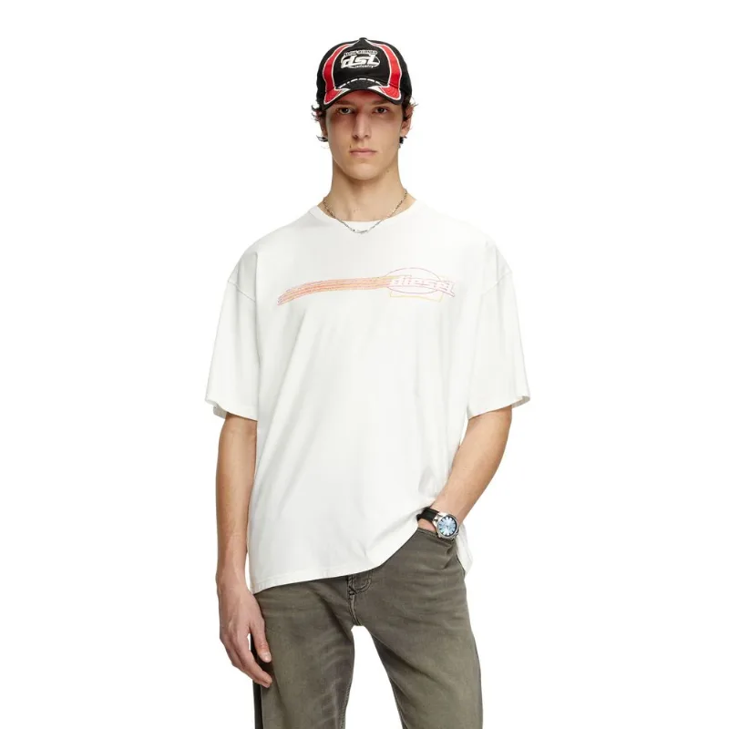 Camiseta Diesel T-Boxt-R16 Maglietta Branco- XXG