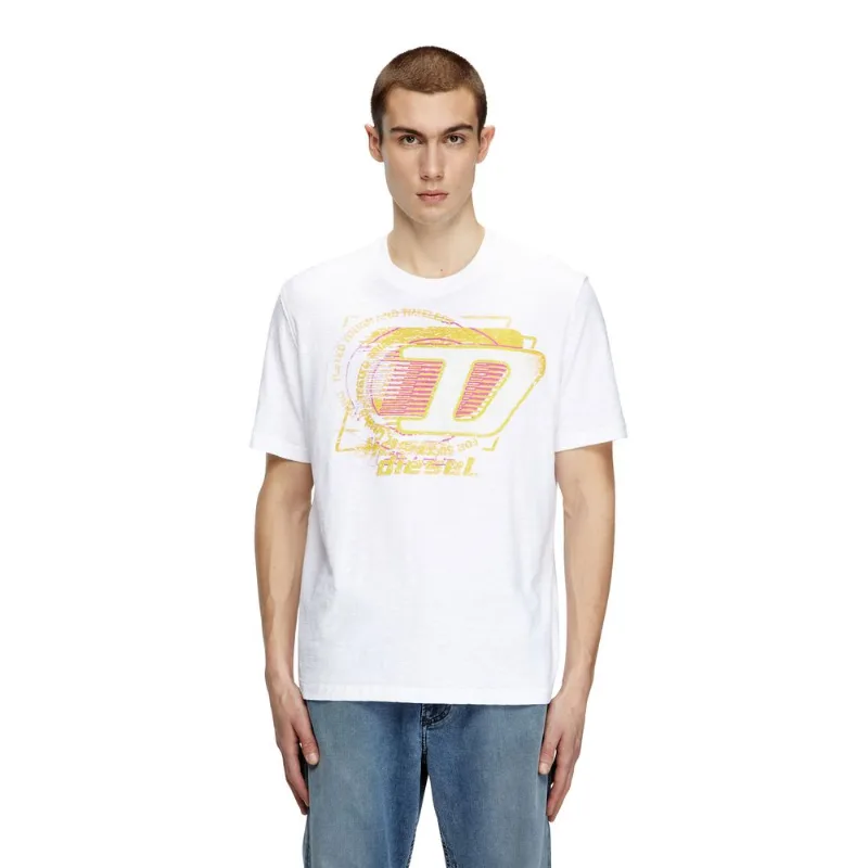 Camiseta Diesel T-Adjust-R11 Maglietta Branco- 3XG
