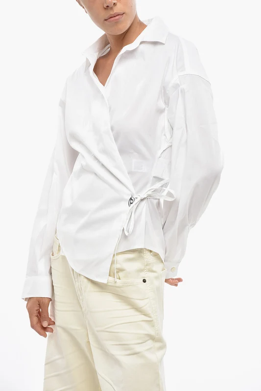 0405~Wrap Shirt C-DELPHI in Solid Color 46