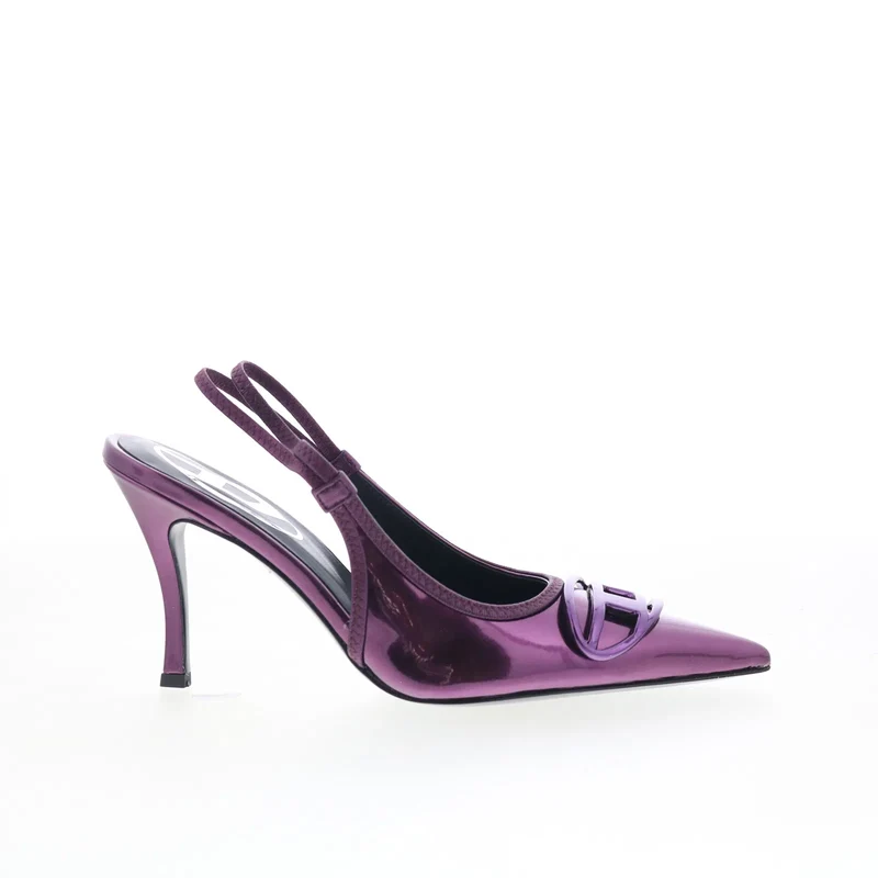 Diesel D-Venus SB Y02985-P1660-T5127 Womens Purple Slingback Heels Shoes 6