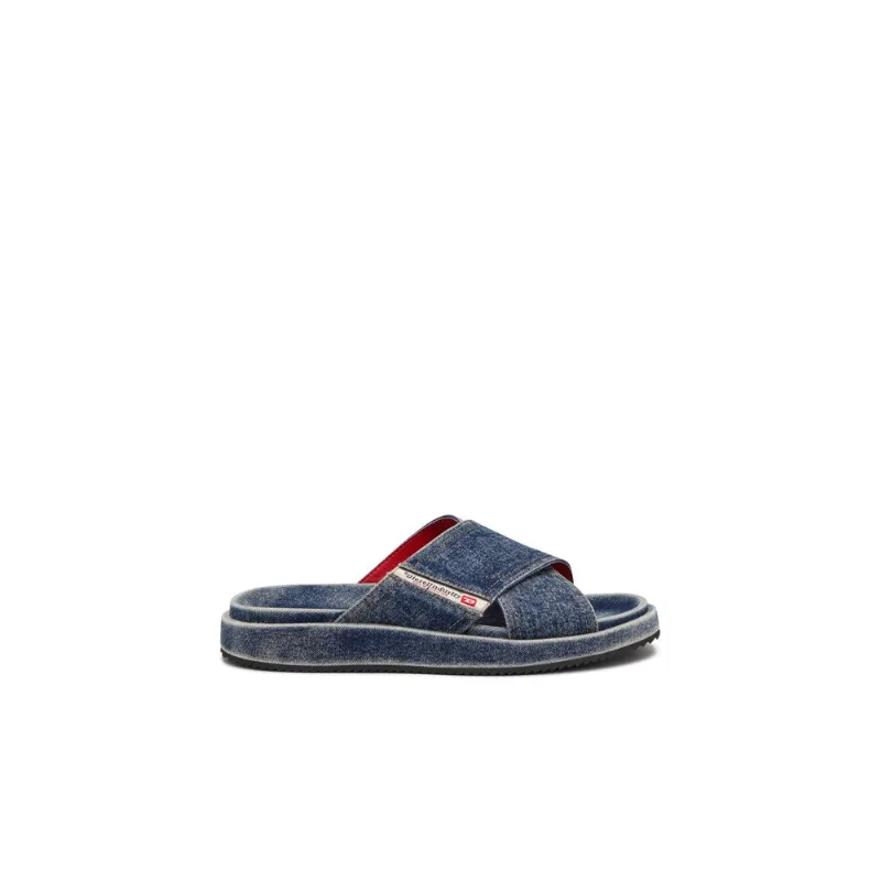 Chinelo Diesel Sa-Slide Cris Cros Azul- 39