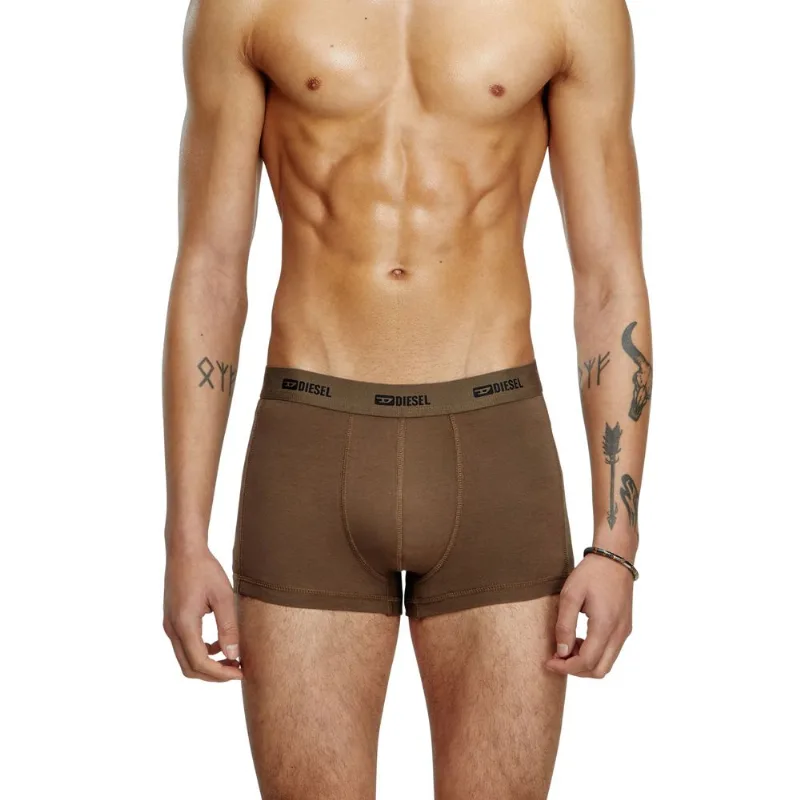 Cueca Diesel Damien Utlt 3 Pack Marrom- XXG
