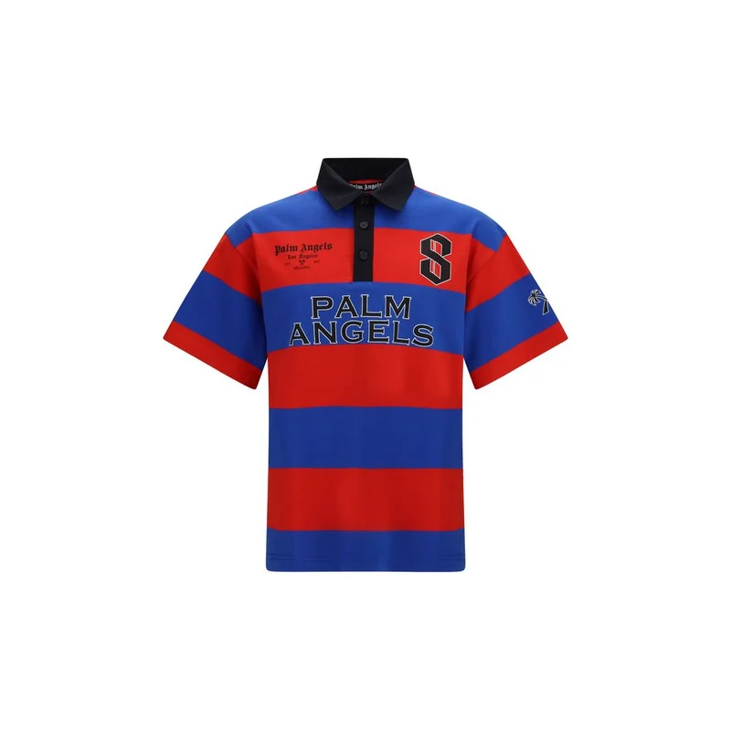 Palm Angels Multicolor Cotton Polo Shirt S