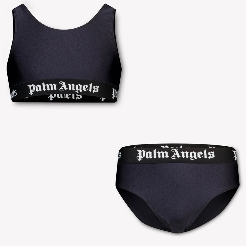 Palm Angels Kinder Meisjes Zwemkleding In Zwart 6 Jaar