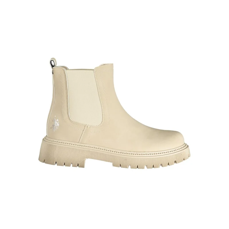 U.S. POLO ASSN. Beige Polyurethane Women's Booties EU40/US10