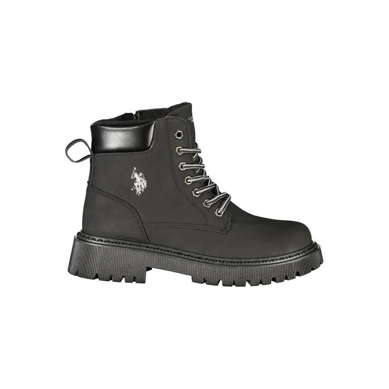 U.S. POLO ASSN. Black Polyurethane Women's Boot EU41/US11