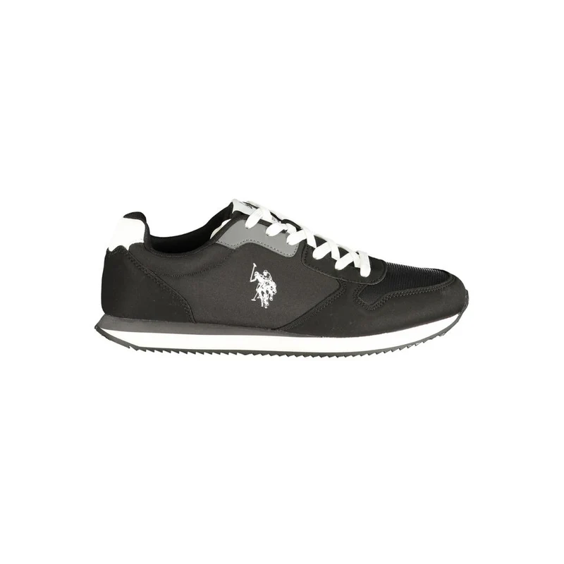 U.S. POLO ASSN. Black Polyurethane Men's Sneaker EU44/US11