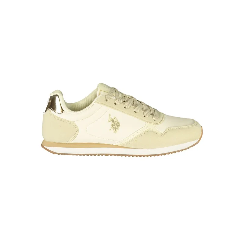 U.S. POLO ASSN. Beige Polyurethane Women's Sneaker EU41/US11