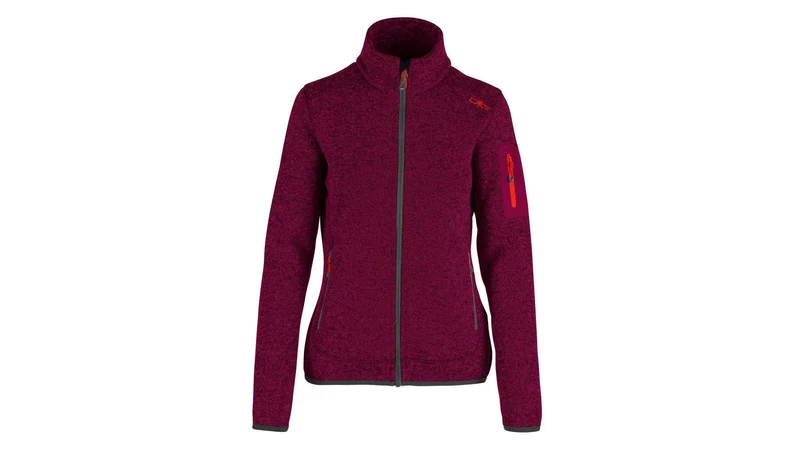 CMP Woman Jacket Damen Strick MAGENTA-ASPHALT / 46