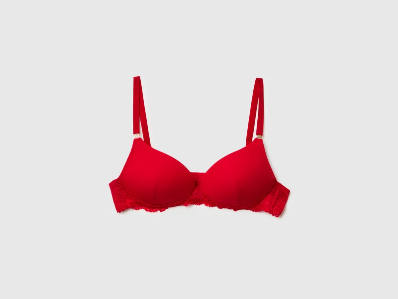 Reggiseno imbottito con pizzo M
