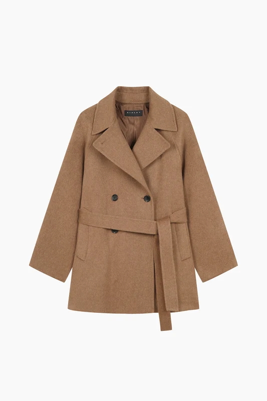 Cappotto con cintura 42