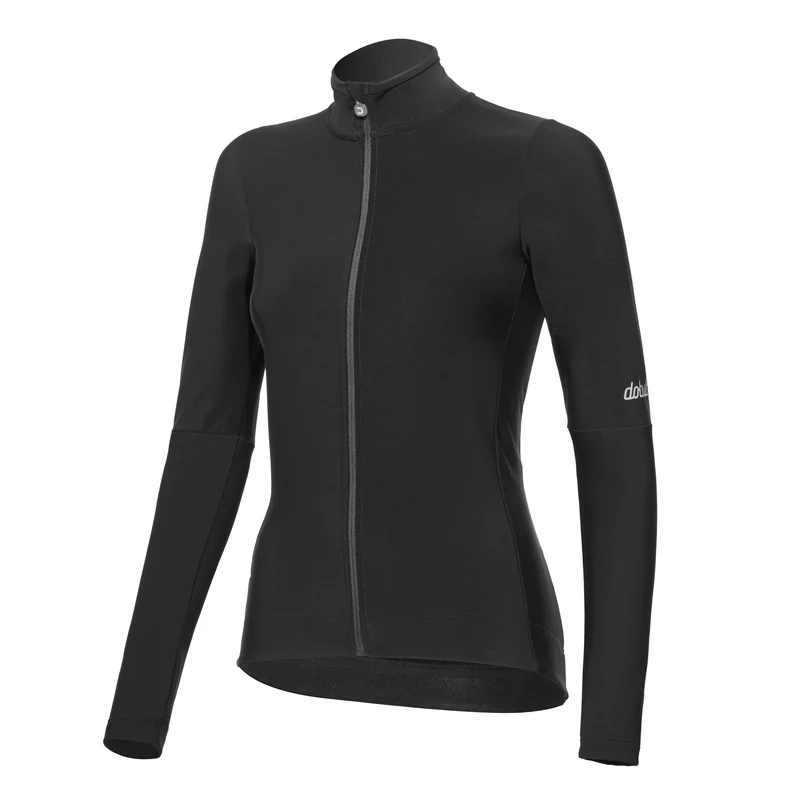 Maglia donna maniche lunghe Dotout Omnia - Nero S / Nero